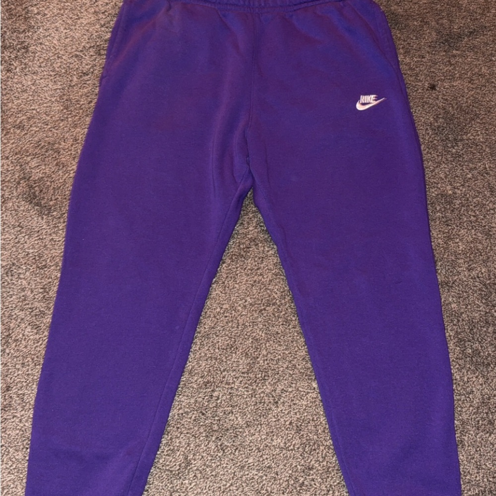 Nike Men's Joggers in Bold Purple